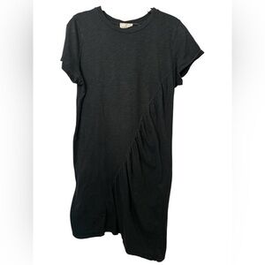 T.La Black Short Sleeve Tee Shirt Dress